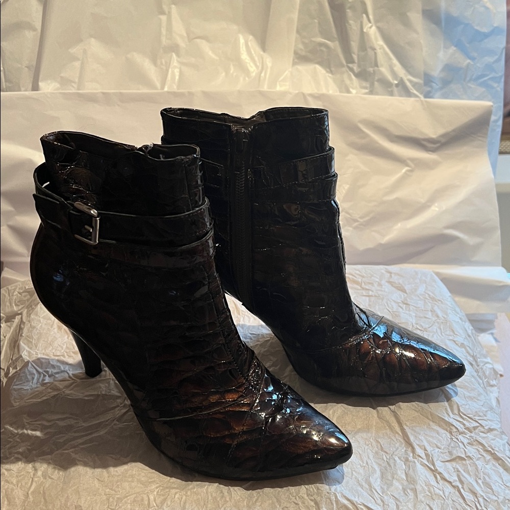 ANTONIO MELANI Brown Leather Upper
